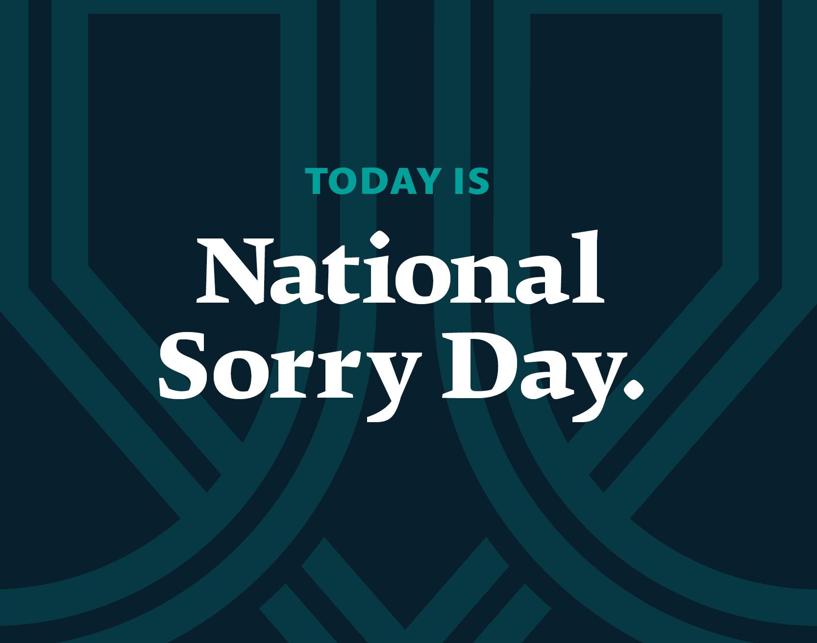 Sorry Day Graphic